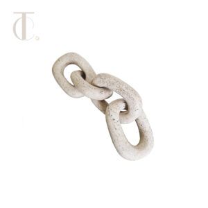 Set of 4 Marble travertine Links