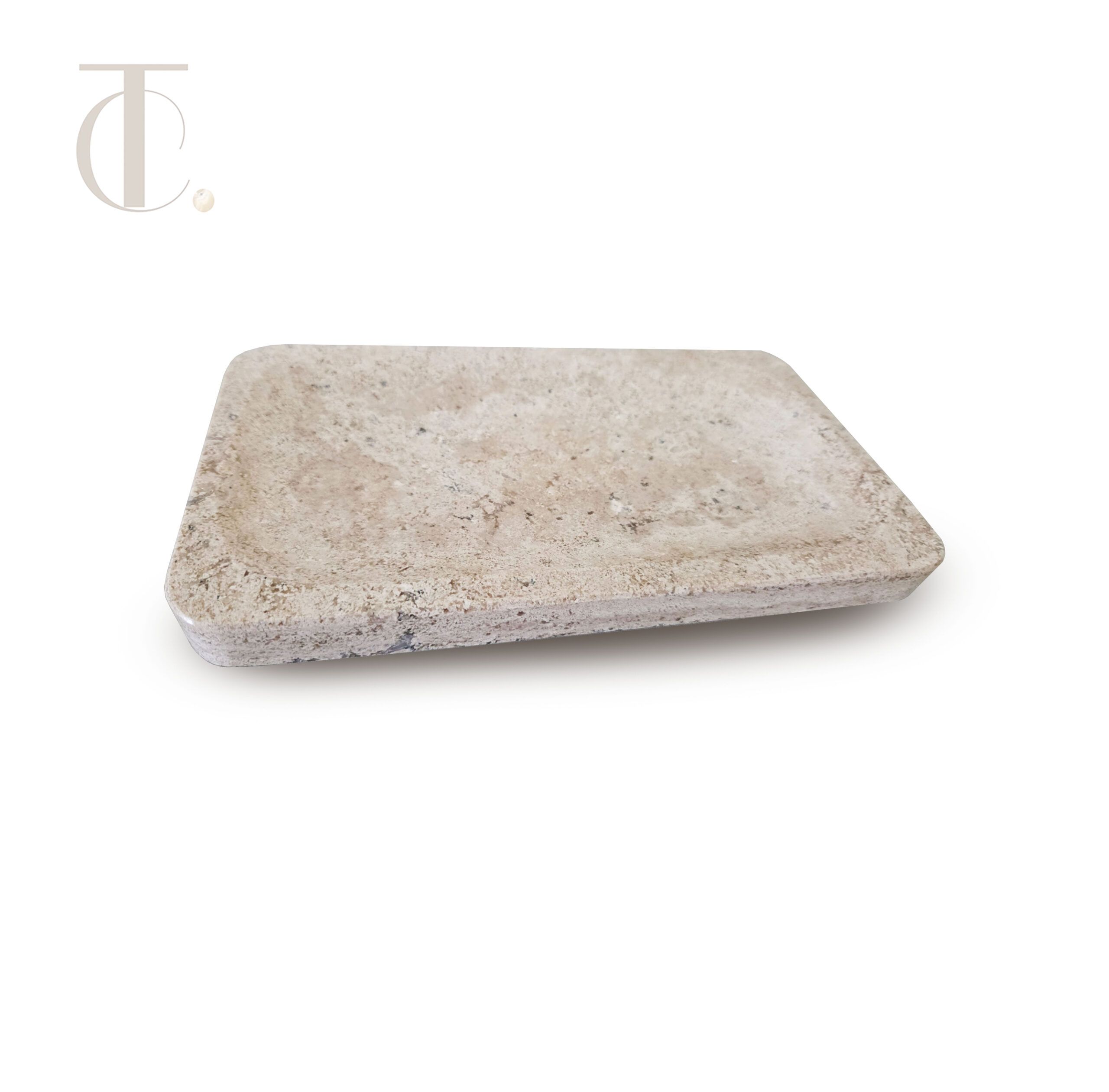 Handcrafted Natural Marble Amenity Tray