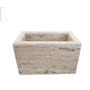 Small box for tea bags made of marble