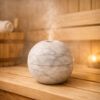 sperikal smoker marble white