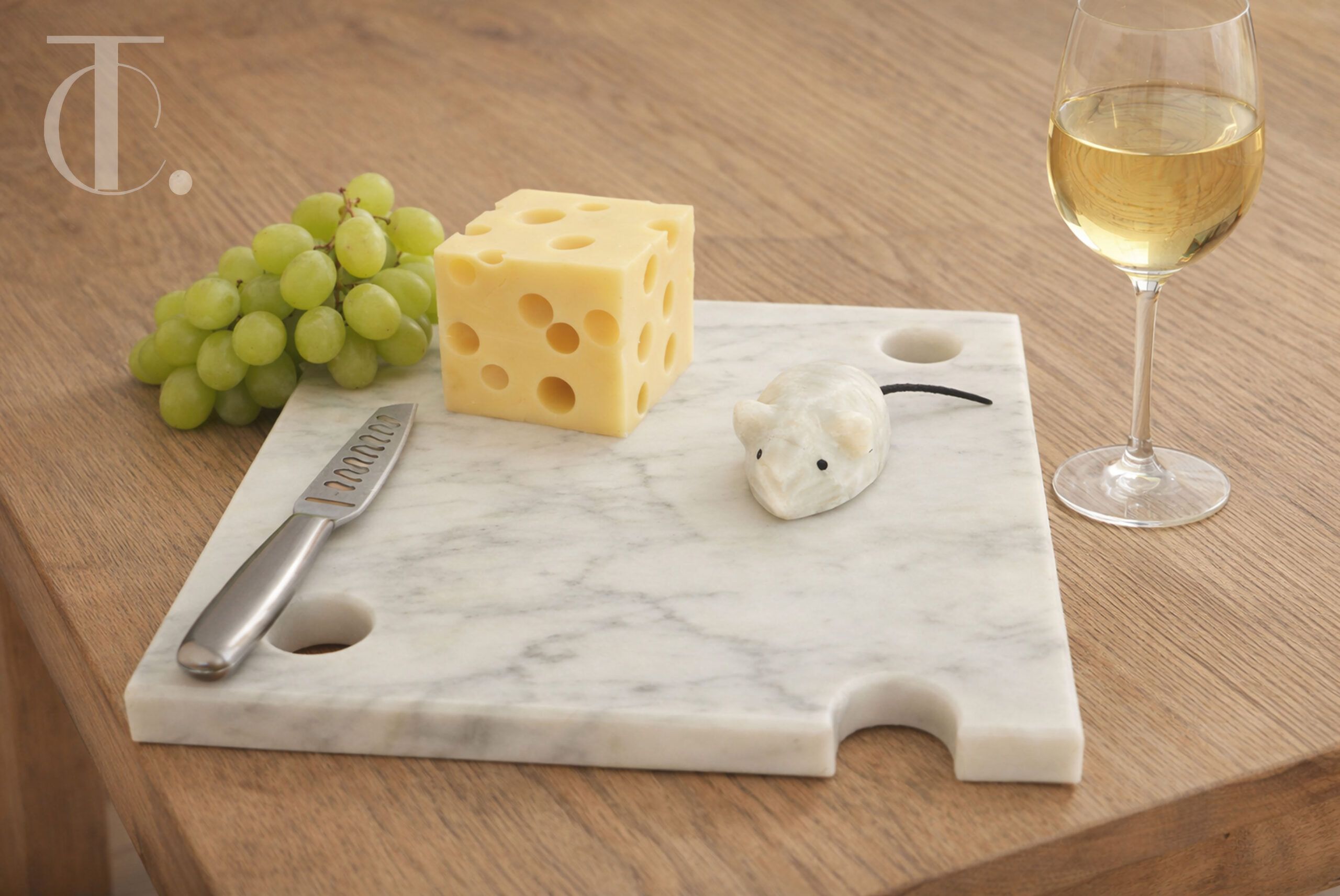 The Mouse & Marble Cheese Board marble