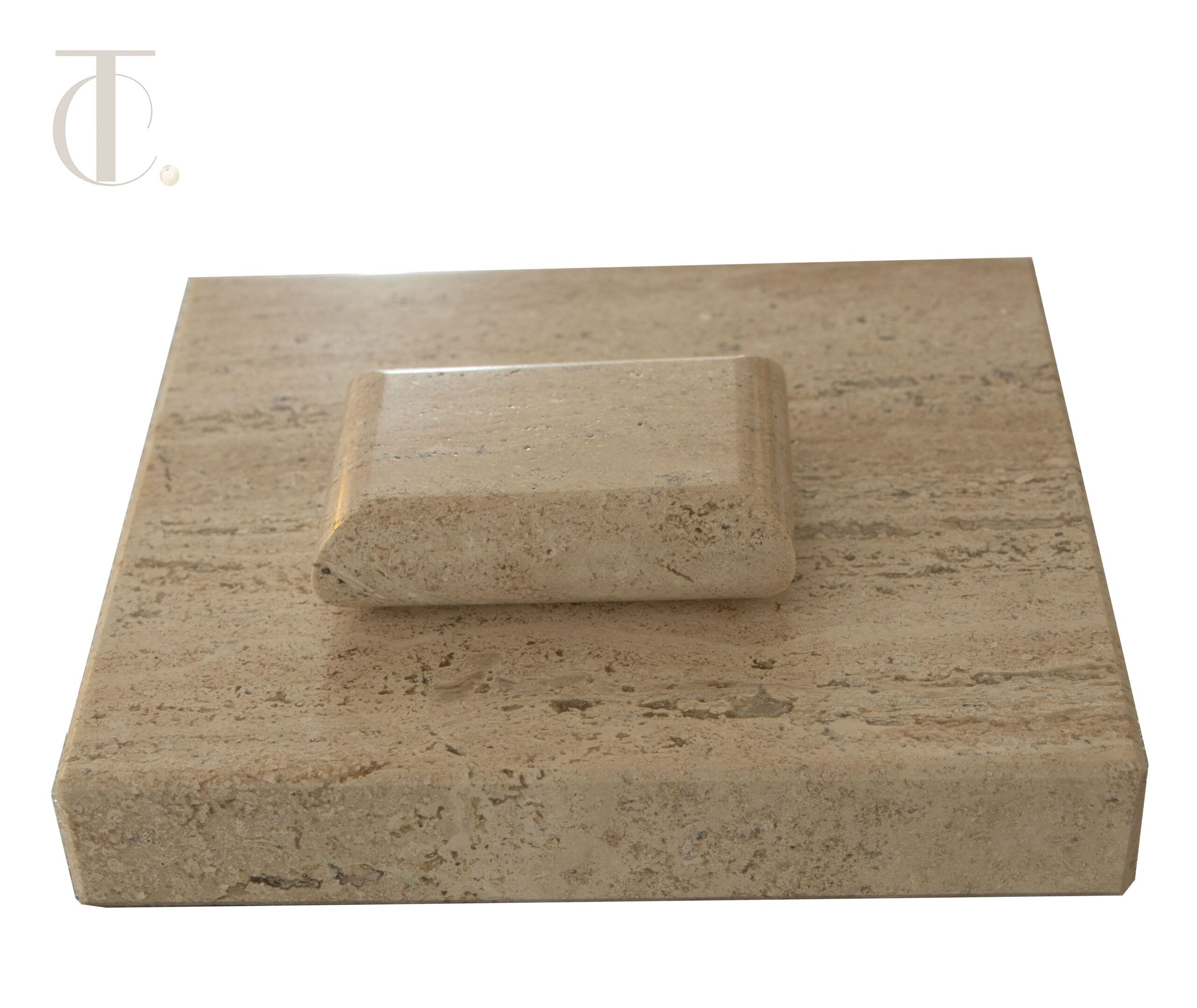 Travertine MARBLE Napkin Holder